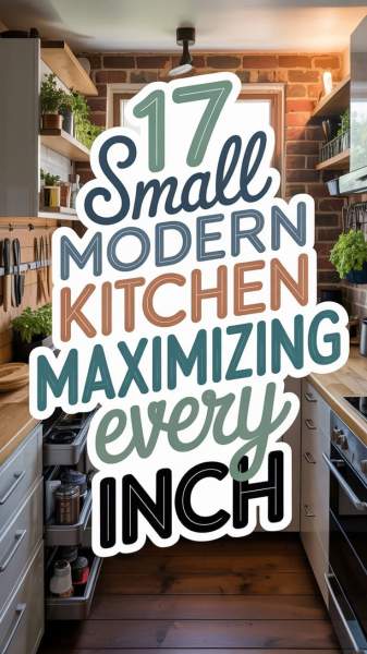Kitchenette design gain de place